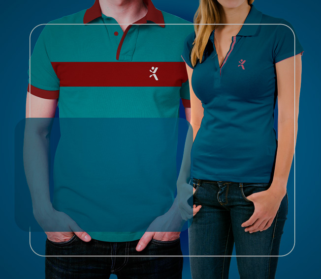 Polo Cuello Tejido Franja